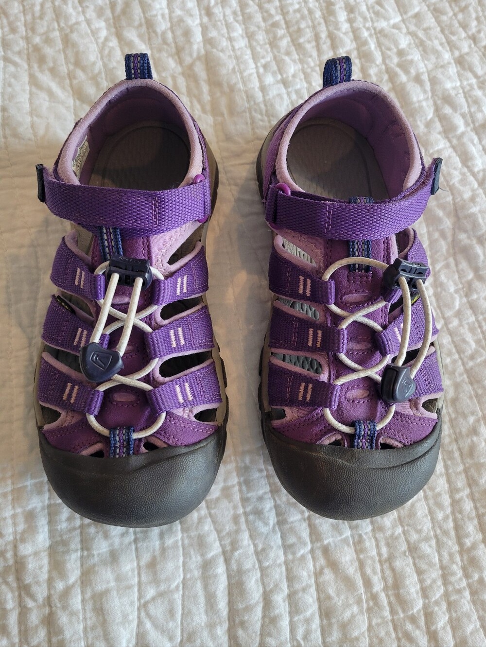 KEEN Kids' Purple Closed-Toe Sandals - Picture 2 of 8